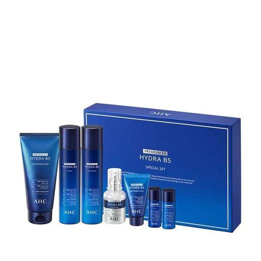 AHC玻尿酸B5大套盒补水保湿舒缓水乳洁面精华套装 商品图0