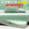 夏季爆款艾草凉席冰丝席三件套可折叠水洗机洗单人学生宿舍空调席 商品缩略图0