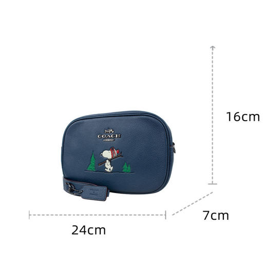 COACH 奥莱款女士皮质单肩斜挎包 商品图0