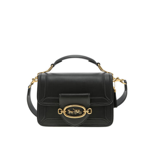 COACH 专柜款女士皮质单肩斜挎手提包 商品图0