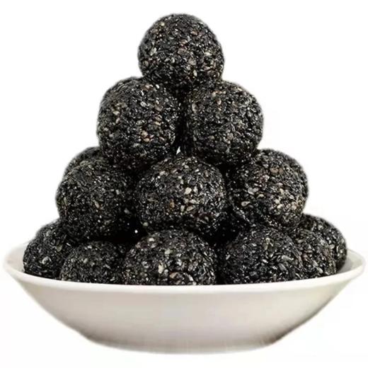 【九九食材】[木糖醇款无糖无蜂蜜]新疆特产九蒸九晒黑芝麻丸500g/袋独立包装 商品图1