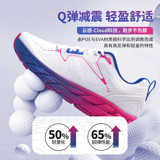 户外特工 运动鞋男女缓震回弹透气抓地轻便马拉松弹力网跳操跑步鞋 男女款 R11 商品图1