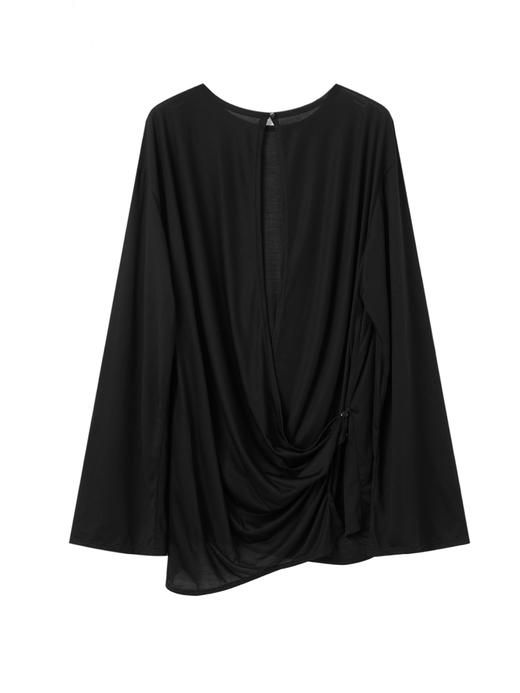 THEHOYAN｜TH2508  08 RICO T-shirt  RICO露背针织衫 可前后两穿  [  黑 ] 商品图7