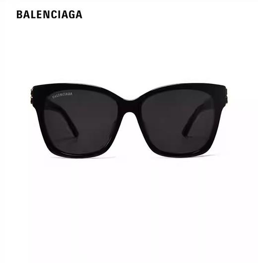 开云眼镜 巴黎世家 太阳眼镜女  BB0102SA-001 灰色镜片黑色镜框【不退不换，介意勿拍】 商品图2