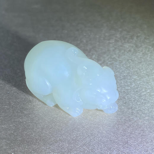 和田玉（白玉）挂件--貔貅18-20g 商品图0