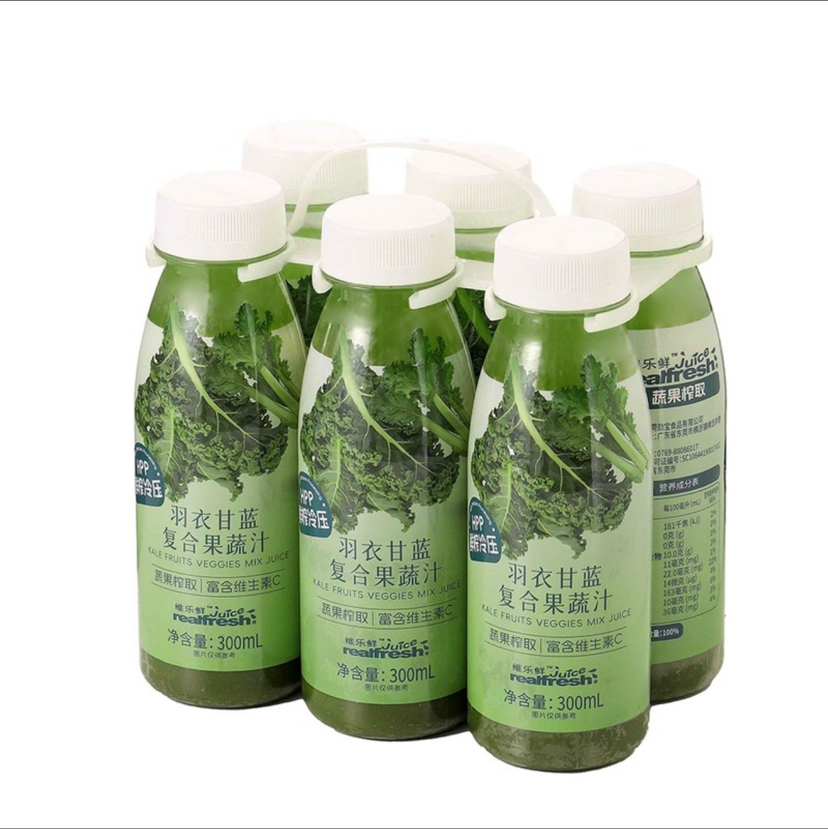 【山姆代购周日取】维乐鲜 羽衣甘蓝复合果蔬汁 300mLx6，代购不接受退单。