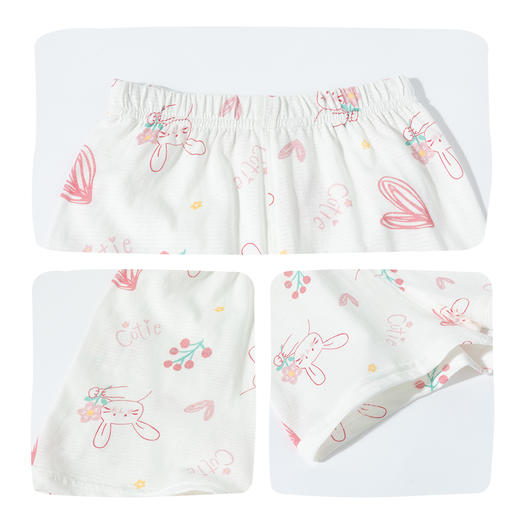 贝贝怡三件装夏季新款男女宝宝纯棉短裤亲肤透气可外穿家居睡裤ZB2EK033 商品图7