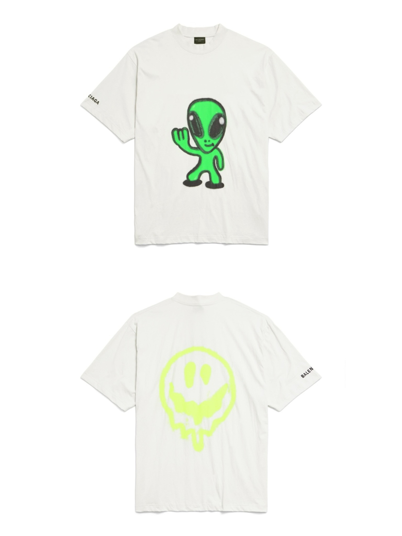 BA-T 外星人白T恤