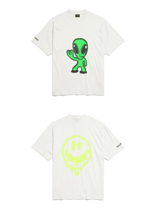 BA-T 外星人白T恤 商品图0