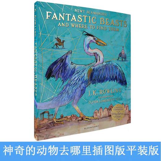 神奇动物在哪里（插图版）英文原版 Fantastic Beasts and Where to Find Them Illustrated Edition J.K. Rowling罗琳 商品图2