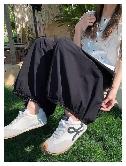 ｛裤系列2025｝2550冰丝速干裤灯笼裤夏季九分气球哪吒裤-喜出 商品图9