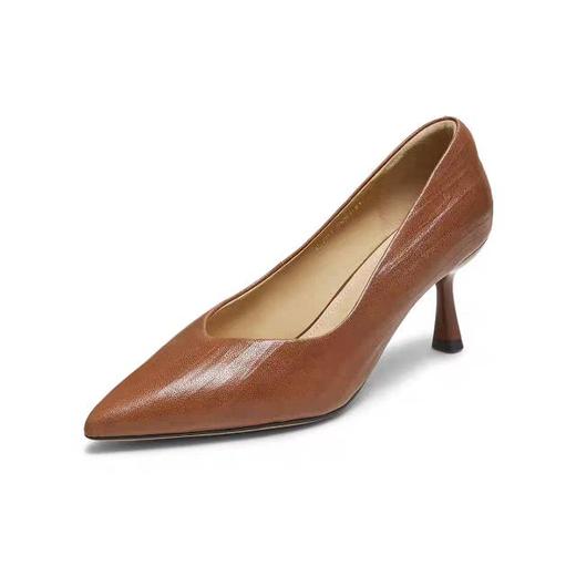 【云粉节】BF楼TATA/他她女鞋2025年秋商场同款时尚简约气质女浅口单鞋新款UCS03CQ5吊牌价939活动价539 商品图2