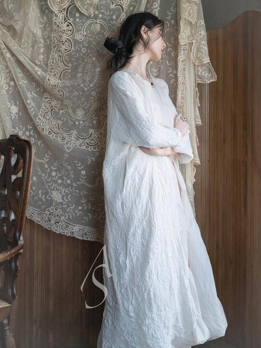 Daniela Gregis  金粉色褶皱亚麻两面穿长外套 商品图5