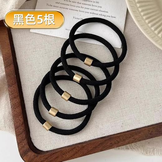 【捡漏！复古简约风，发圈界天花板】高弹力不下垂💪扎高马尾也稳稳在线！石老钱风橡皮筋，耐用拉不断，20根装用一年超值入手✨  商品图5