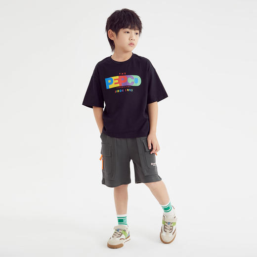 411-童针织五分裤 商品图1