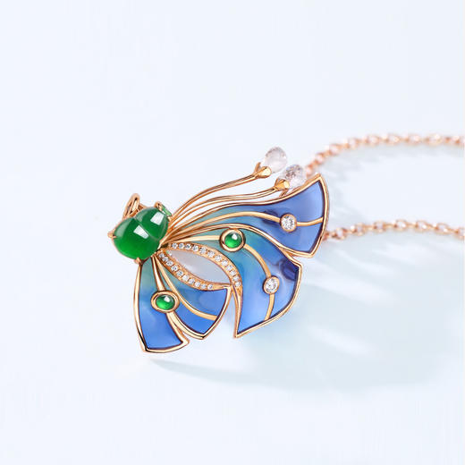 【幸福有你】珐琅蝴蝶众筹坠  GZ12404096 商品图1