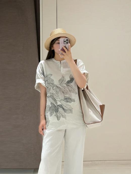 【高品质私服】【IC半门襟短袖花式上衣】精致平整 细腻入微 轻薄舒适 丰富视觉层次G1438-CC【无标出货 介意慎拍】 商品图4