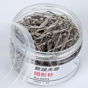 天章 （TANGO）【超值低价】3#29mm镀镍回形针 200枚/筒 金属防锈曲别针 资料收纳整理 办公室文具用品 开学必备 商品图7