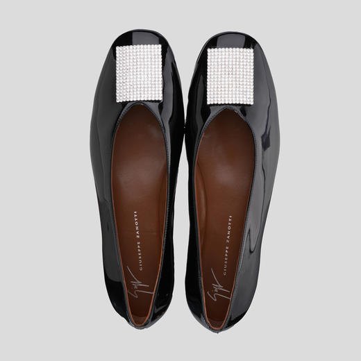 Giuseppe Zanotti 女士乐福鞋 黑色 I460007001 商品图3