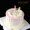 1027CAKE |  简约韩系  粉色淋面蛋糕 商品缩略图1