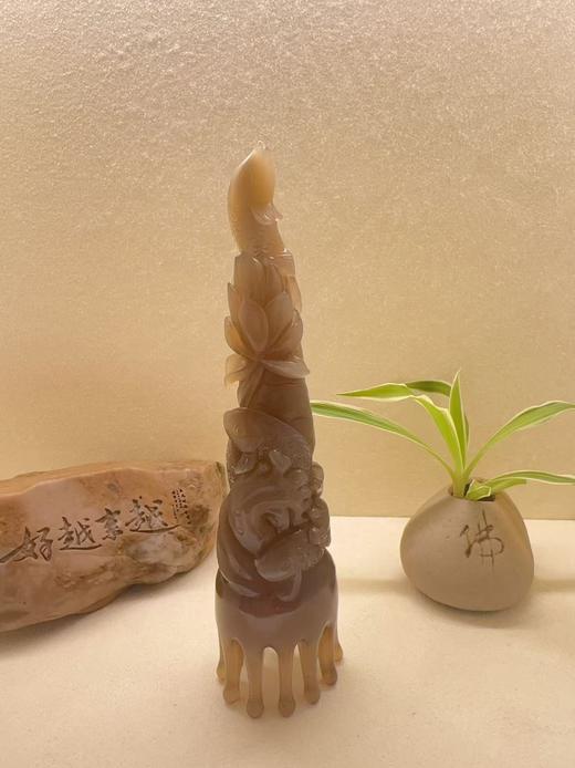 白水牛角洗头梳 商品图0