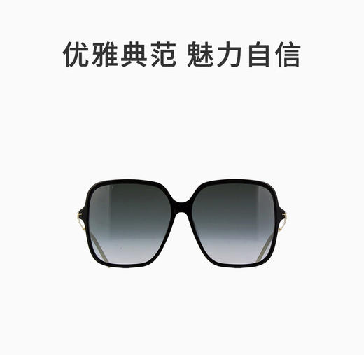 GUCCI 黑色男士飞行员太阳镜 商品图0
