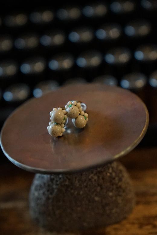 tamas 2色圆珠耳钉/耳夹 商品图8