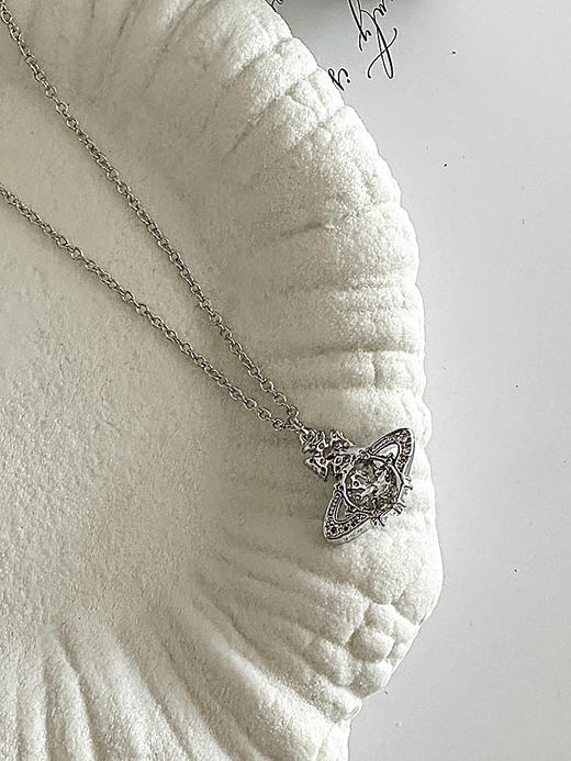 THS-无 西太后家 vivi镂空土星项链 CU1314 商品图6