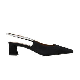 Giuseppe Zanotti 女士签名徽标中跟凉鞋 黑色 I450005002