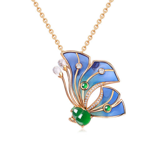 【幸福有你】珐琅蝴蝶众筹坠  GZ12404096 商品图2