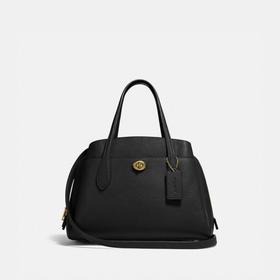 COACH 专柜款Lora Carryall 30女士皮质托特单肩手提包