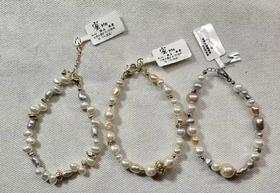 蜜玴鎏金丨天然珍珠手链