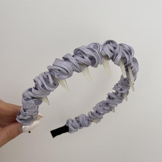 【敲好看】超仙百搭缎面褶皱发箍日韩甜美气质发卡外出头箍森系网红洗脸发饰。ry 商品图6