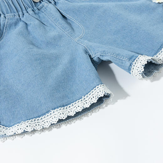 贝贝怡夏季女童牛仔裤ZB2EK039 商品图4