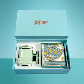 万事利·良渚论坛献礼《良渚之光》丝瓷套装