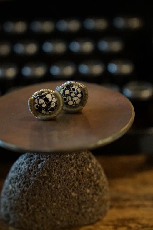 tamas 复古串珠耳钉/耳夹 商品图1