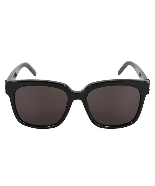 YSL 女士方形太阳镜黑色 商品图0