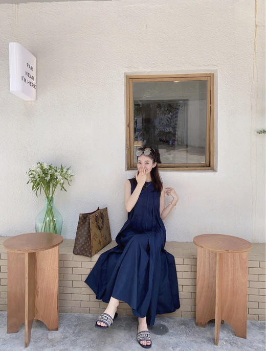 D加字母编织提花绣字纯皮平底方跟凉拖凉鞋 商品图6