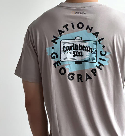 国家D理 CAR1BBEAN SEA 圖樣 圆领短袖T恤 TX551 商品图3