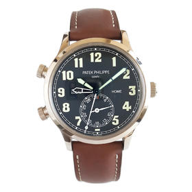 【95新】Patek Philippe 百达翡丽复杂功能时计系列5524G-001自动机械机芯（PP印记）42MM（男款）日期；GMT现售价：207000！080625JJ27