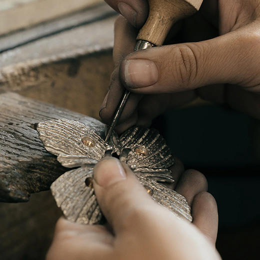 北京仓｜Goossens Paris-Circé Shell-金色贝壳 胸针［法国设计师］ 商品图4