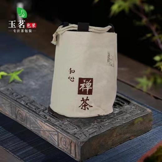 小帆布袋【200小饼或单瓷罐专配】3元1条.100条起免运费 商品图1