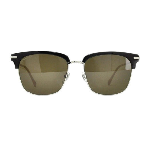 GUCCI 黑色男士圆形太阳镜 商品图0