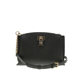 Michael Kors 专柜款 RUBY中号纯色牛皮革女士包袋