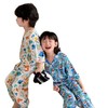 【莱纱绸-涂鸦家居服】儿童棉绸睡衣家居服夏季儿童莱纱绸清凉舒适家居空调服 商品缩略图3