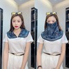 【时尚透气护眼面罩，夏日必备！】网红透气护眼角夏防晒面罩 女骑车面纱遮阳脸罩 脖子假领子披肩两用-QQ 商品缩略图12