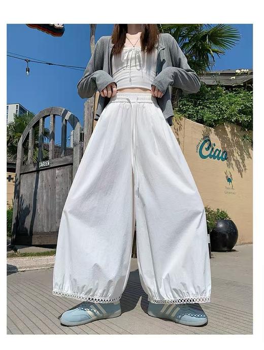 ｛裤系列2025｝2550冰丝速干裤灯笼裤夏季九分气球哪吒裤-喜出 商品图4