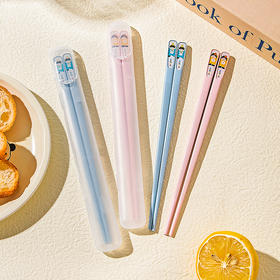 摩登主妇儿童筷子家用一人一筷高档抗菌防霉单人装专人专用合金筷