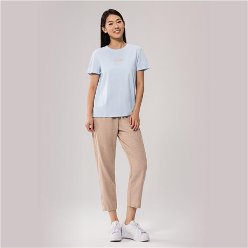 佐丹奴女装25年新款棉麻梭织休闲裤05425228 商品图1