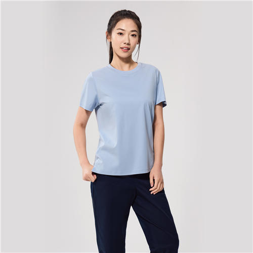 佐丹奴女装25年新款【桑蚕丝混纺】纯棉T恤衫05325221 商品图4